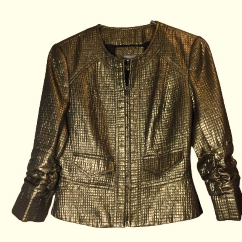 Anthracite Size 4 Gold Jacket